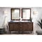 James Martin Vanities Addison 72in Double Vanity, Mid-Century Acacia w/ 3 CM Charcoal Soapstone Quartz Top E444-V72-MCA-3CSP - alternate 6